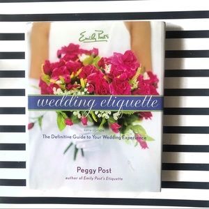 Signed Emily Post's Wedding Etiquette Hardcover